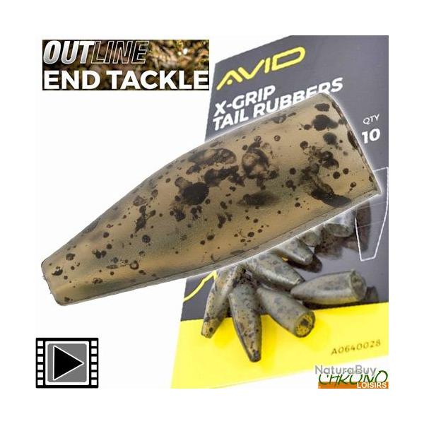 Ttine Avid Carp X-Grip pour Clip Plomb (par 10)