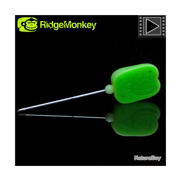 Aiguille Micro Crochet RidgeMonkey Nite Glo Boilie Needle