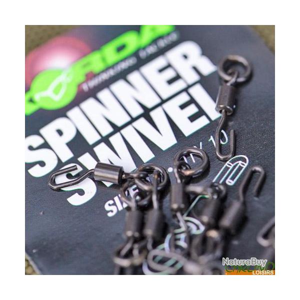 Emerillon  Anneau Korda Spinner Swivel T11 (par 10)