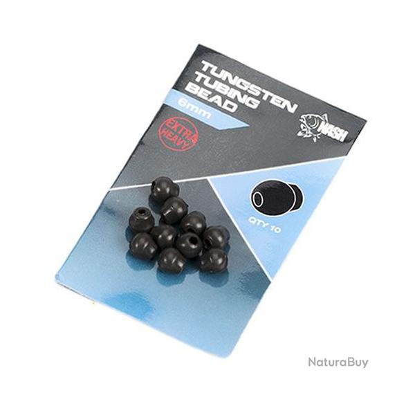 Perle Nash Tungsten Tubing Beads 6mm (par 10)