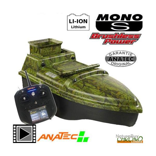 Bateau Amorceur Anatec Monocoque S Camou Oak Lithium Brushless DE-SR07