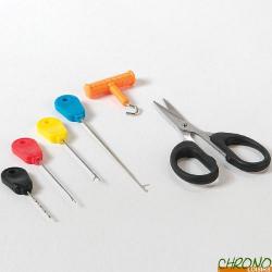 Outils Extra Carp Fil Fishing Boilie Needle Set (set de 6)