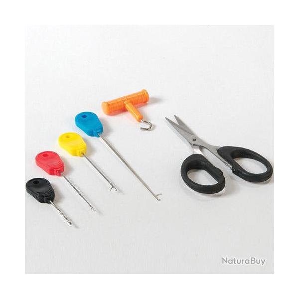 Outils Extra Carp Fil Fishing Boilie Needle Set (set de 6)