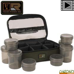 Trousse à Booster Fox R-Series HookBait Bag + 8 Pots