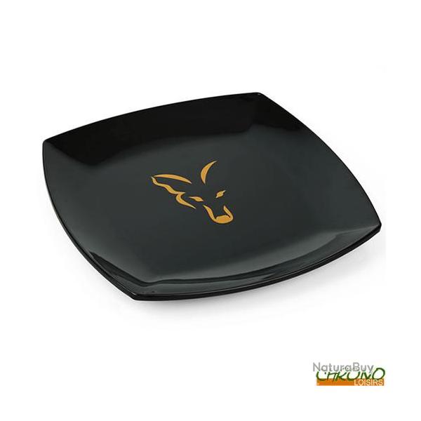 Assiette Fox Black