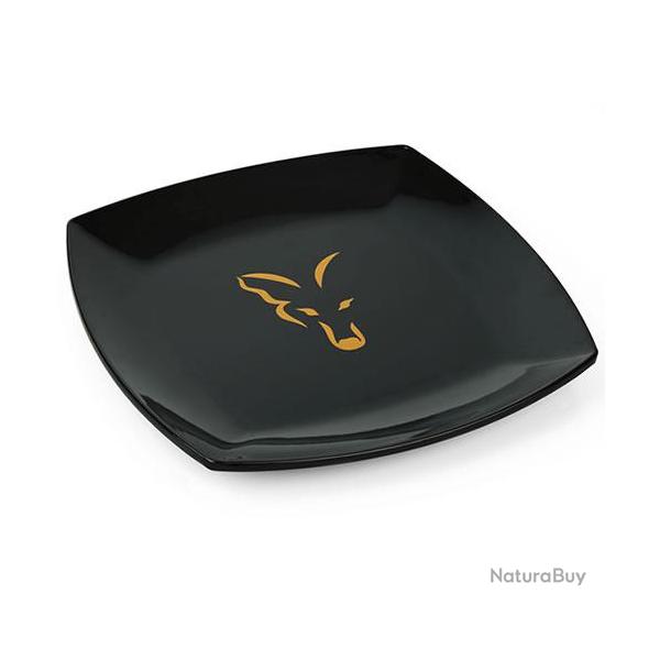 Assiette Fox Black
