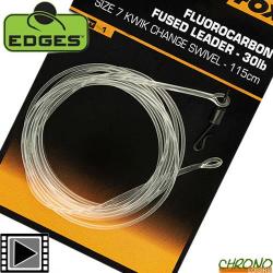 Montage Fox Edges Fluorocarbon Fused Leader QC T7 30lbs 115cm