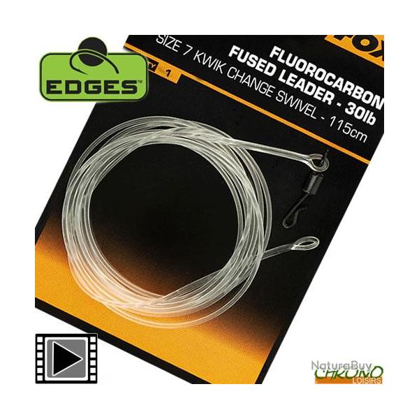 Montage Fox Edges Fluorocarbon Fused Leader QC T7 30lbs 115cm