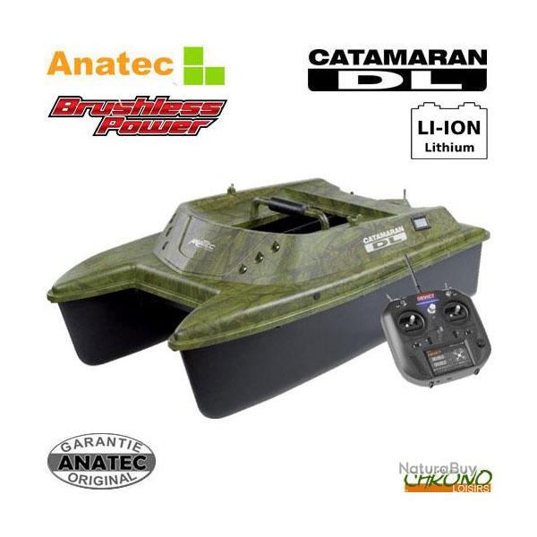 Bateau Amorceur Anatec Catamaran DL OAK LI Brushless DE-SR07