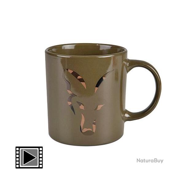 Tasse Fox Green & Camo Head Ceramic Mug