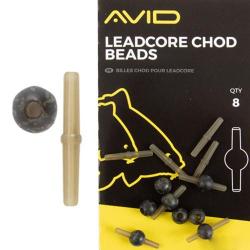 Perle Avid Carp Leadcore Chod Beads (par 8)