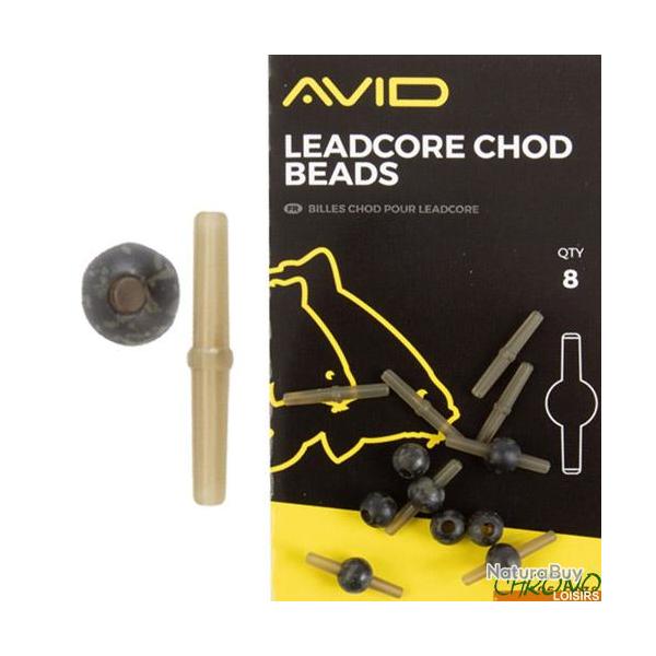 Perle Avid Carp Leadcore Chod Beads (par 8)