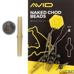 Perle Avid Carp Naked Chod Beads (par 8)