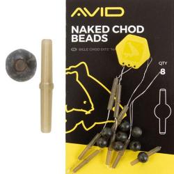 Perle Avid Carp Naked Chod Beads (par 8)