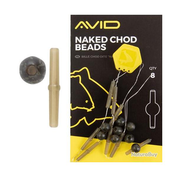 Perle Avid Carp Naked Chod Beads (par 8)