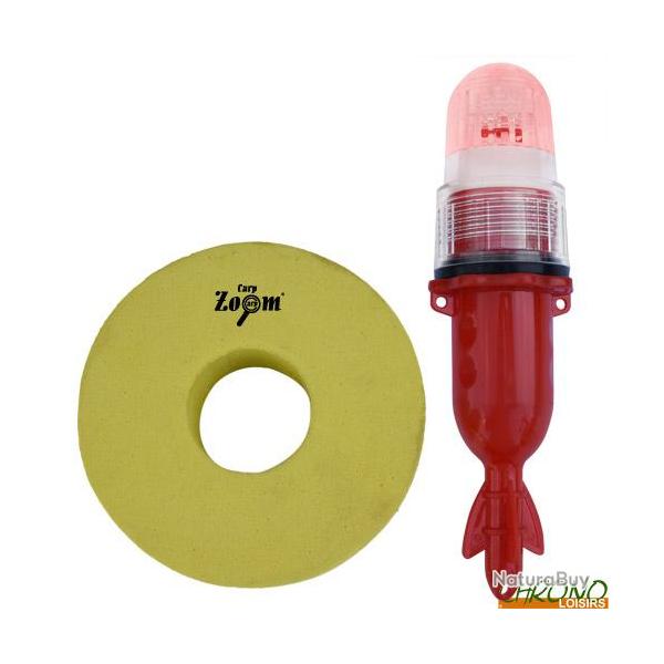 Marqueur Carp Zoom Floating Marker Light Rouge + Mousse