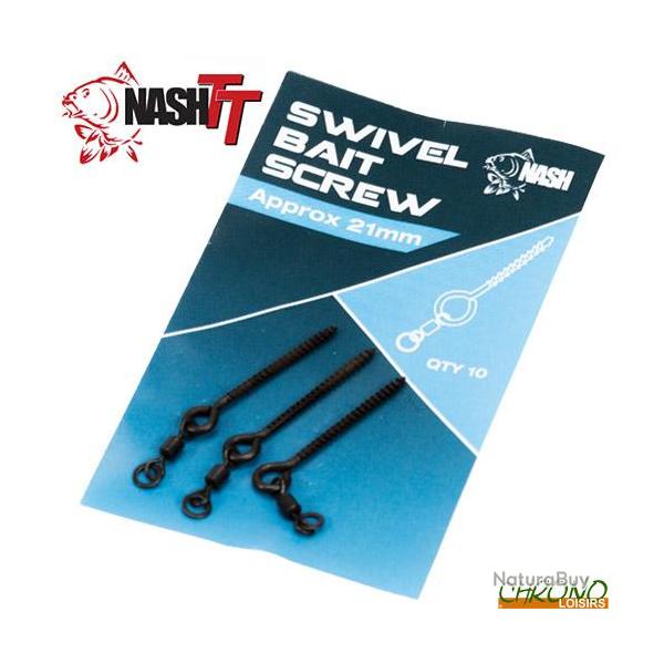 Vis  Appts Nash Swivel Bait Screw 21mm (par 10)