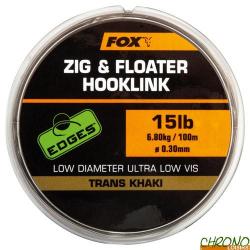 Monofilament Fox Zig & Floater Trans Khaki 0.30mm 100m