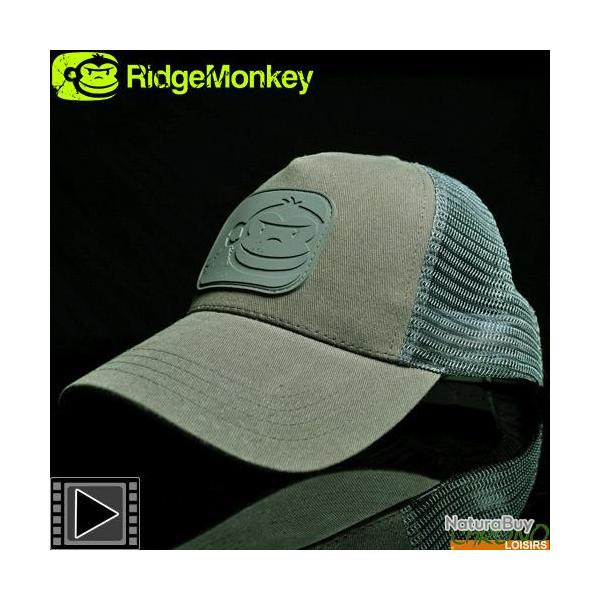 Casquette RidgeMonkey Apearel Dropback Pastel Trucker Vert