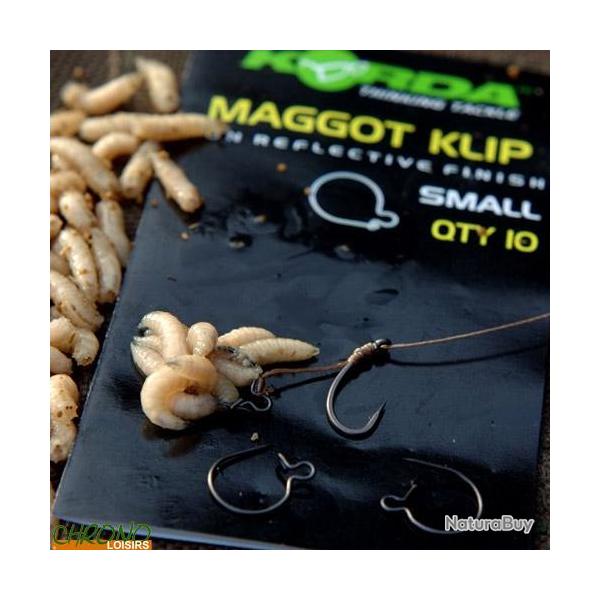 Maggot Clip Korda (par 10)