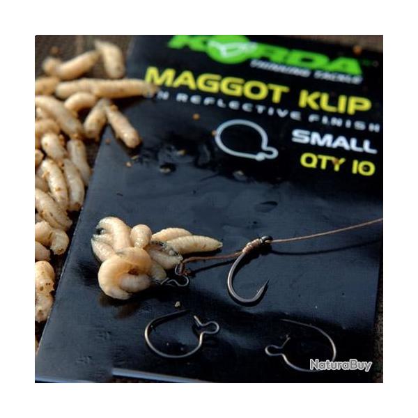 Maggot Clip Korda (par 10)