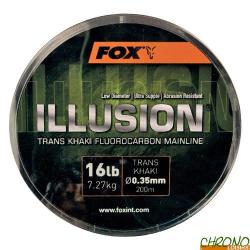 Ligne Fluorocarbon Fox Illusion Trans Khaki 200m 0.35mm