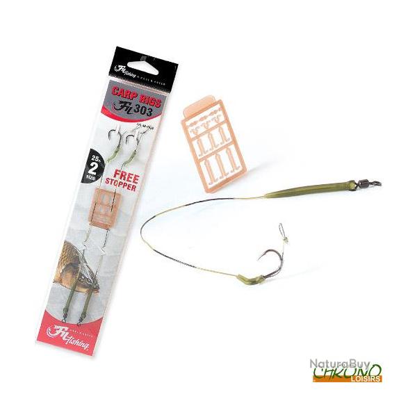 Bas de Ligne Extra Carp Fil Fishing 303 (par 2) n 4