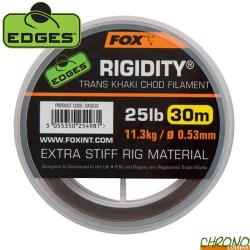 Monofilament Fox Edges Rigidity Chod Trans Khaki 30m 0.53mm