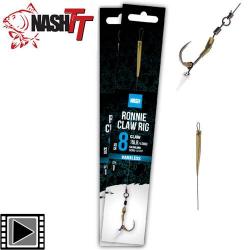 Bas de Ligne Nash Ronnie Claw Rig sans Ardillon n° 6