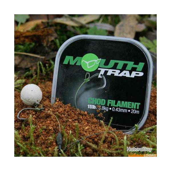 Monofilament Korda Mouth Trap 20m 0.47mm