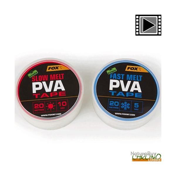 Bande PVA Fox Edges Tape Slow Melt 10mm x 20m