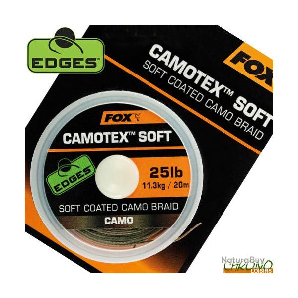 Tresse Fox Camotex Soft Coated Camo 20m 25lbs