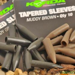 Manchon Korda Silicone Tapered Sleeve Muddy Brown