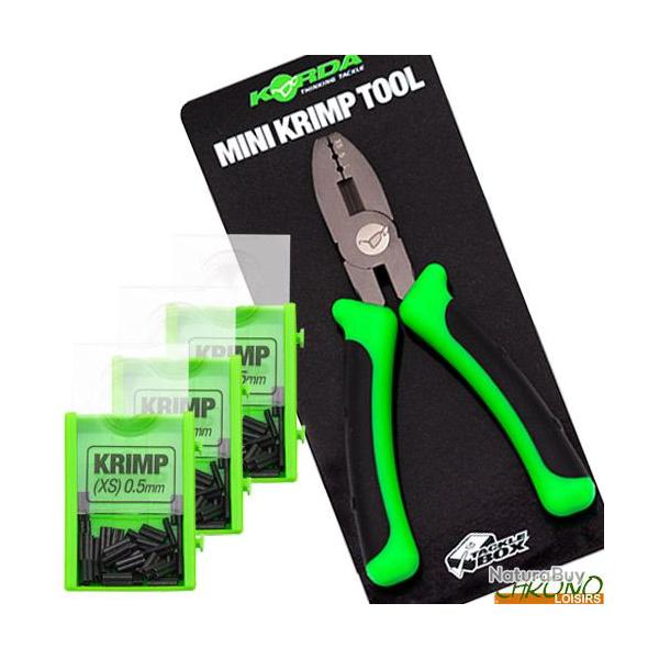 Pince et Attaches Korda Krimps et Mini Krimp Tool Attaches Krimps (S) 0.6mm