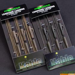 Montage Korda Leadcore Hybrid Lead Clip QC Swivel 1m Gravel Brown