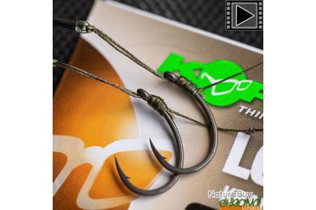 Bas de Ligne Korda Loop Rig Krank 18lbs (par 3) n° Bas de