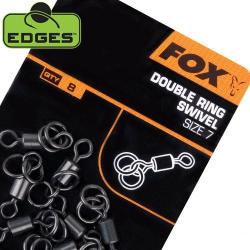 Emerillon Fox Edges Double Ring Swivel T7 (par 10)