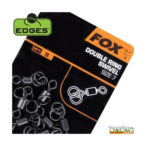 Emerillon Fox Edges Double Ring Swivel T7 (par 10)