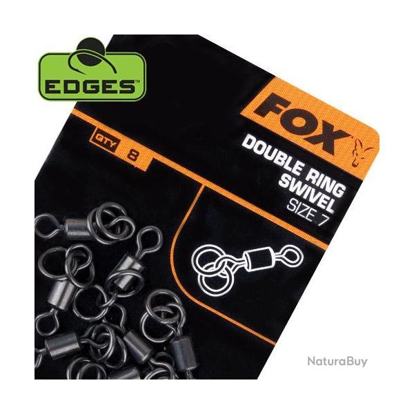 Emerillon Fox Edges Double Ring Swivel T7 (par 10)