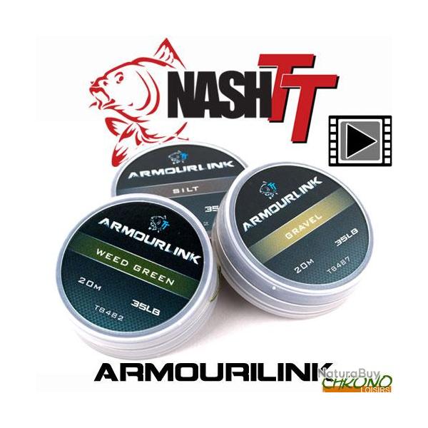 Tresse Nash Armourlink 35lbs 20m Weed