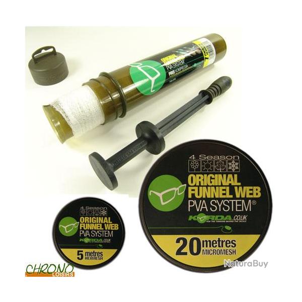 Kit Filet PVA Korda Funnel Original System 35mm Funnel Korda Original PVA System