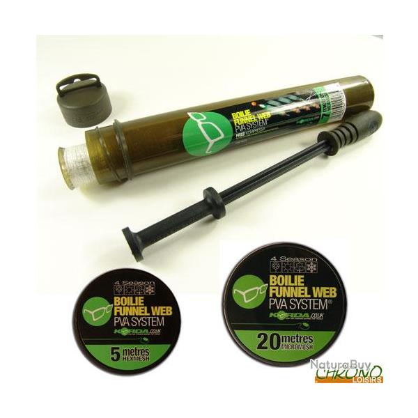 Kit Filet PVA Korda Funnel Boilie System 22mm Funnel Boilie PVA System