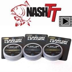 Softcore Nash Cling-On Leader 40lbs 10m Weed