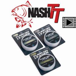 Softcore Nash Cling-On Leader 65lbs 7m Gravel