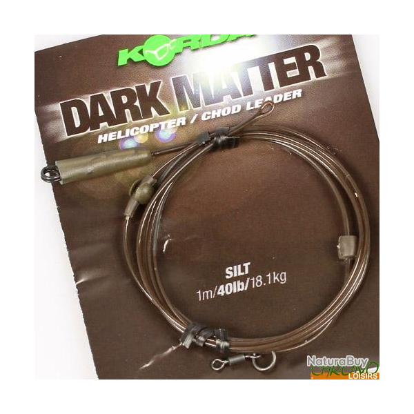 Montage Korda Dark Matter Leader Heli 40lbs Marron