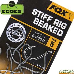 Hameçon Fox Edges Armapoint Stiff Rig Beaked (par 10) n° 4