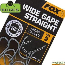 Hameçon Fox Edges Armapoint Wide Gape Straight (par 10) n° 2