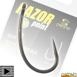 Hameçon Carp Spirit Razor Short Curve Shank (par 10) n° 2