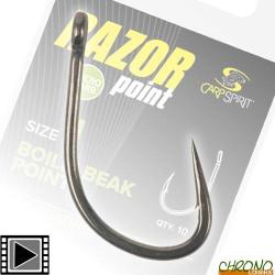 Hameçon Carp Spirit Razor Continental XS (par 10) n° 2