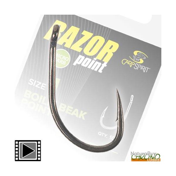 Hameon Carp Spirit Razor Boilie Beak Point (par 10) n 2